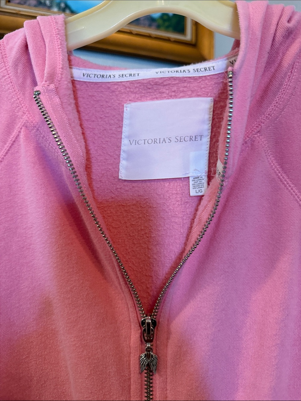 Victoria's Secret Pink Hooded Zip-Up Sweatshirt